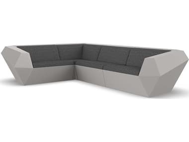 Vondom Outdoor Faz Modular Sofa Seater Basic Ecru Savane Tornado VOD71003ECRU1503