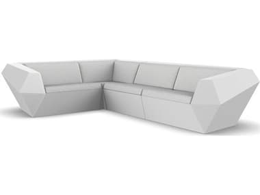 Vondom Outdoor Faz Modular Sofa Seater Basic White Crevin White VOD71003WHITE1308