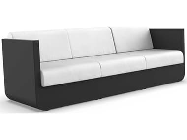 Vondom Outdoor Ulm Modular Sofa Seater Basic Black Nautical White VOD71005BLACK1100