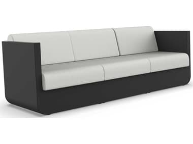 Vondom Outdoor Ulm Modular Sofa Seater Basic Black Nautical Natural VOD71005BLACK1111