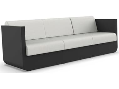 Vondom Outdoor Ulm Modular Sofa Seater Basic Black Savane White VOD71005BLACK1501