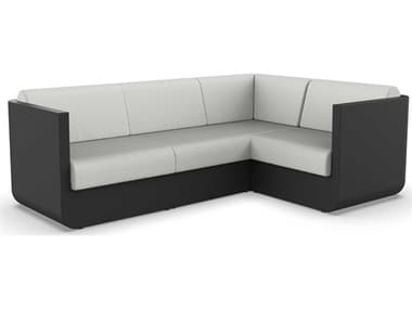 Vondom Outdoor Ulm Modular Sofa Seater Basic Black Nautical Natural VOD71006BLACK1111