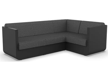 Vondom Outdoor Ulm Modular Sofa Seater Basic Black Savane Tornado VOD71006BLACK1503