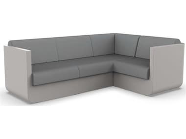 Vondom Outdoor Ulm Modular Sofa Seater Basic Ecru Nautical Steel VOD71006ECRU1101