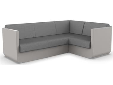 Vondom Outdoor Ulm Modular Sofa Seater Basic Ecru Crevin Steel VOD71006ECRU1309