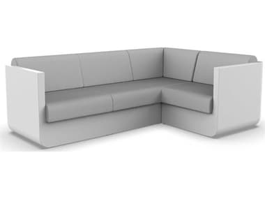 Vondom Outdoor Ulm Modular Sofa Seater Basic White Nautical Taupe VOD71006WHITE1102