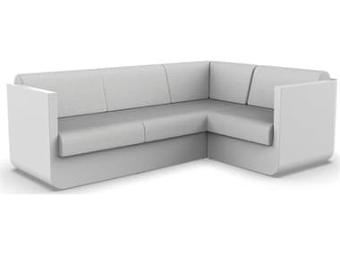 Vondom Outdoor Ulm Modular Sofa Seater Basic White Crevin White VOD71006WHITE1308