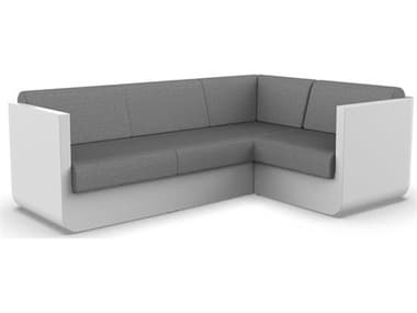 Vondom Outdoor Ulm Modular Sofa Seater Basic White Crevin Steel VOD71006WHITE1309