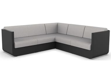 Vondom Outdoor Ulm Modular Sofa Seater Basic Black Savane Whisper VOD71007BLACK1502