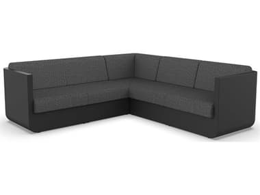 Vondom Outdoor Ulm Modular Sofa Seater Basic Black Savane Tornado VOD71007BLACK1503