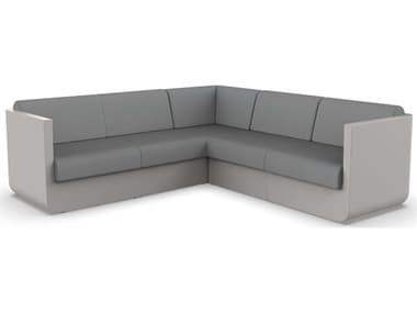 Vondom Outdoor Ulm Modular Sofa Seater Basic Ecru Nautical Steel VOD71007ECRU1101