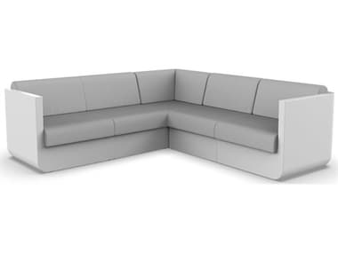 Vondom Outdoor Ulm Modular Sofa Seater Basic White Nautical Taupe VOD71007WHITE1102