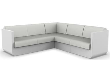 Vondom Outdoor Ulm Modular Sofa Seater Basic White Nautical Natural VOD71007WHITE1111