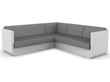 Vondom Outdoor Ulm Modular Sofa Seater Basic White Crevin Steel VOD71007WHITE1309