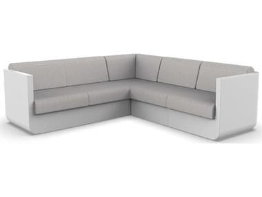 Vondom Outdoor Ulm Modular Sofa Seater Basic White Savane Whisper VOD71007WHITE1502