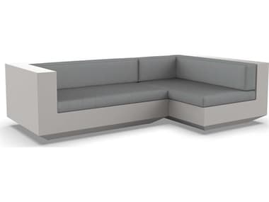 Vondom Outdoor Vela Modular Sofa Left Seater Basic Ecru Nautical Steel VOD71008ECRU1101