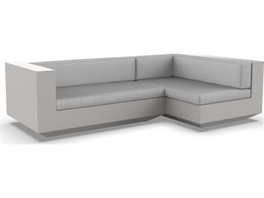 Vondom Outdoor Vela Modular Sofa Left Seater Basic Ecru Nautical Taupe VOD71008ECRU1102