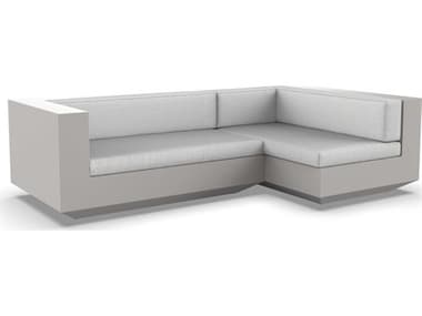 Vondom Outdoor Vela Modular Sofa Left Seater Basic Ecru Crevin White VOD71008ECRU1308