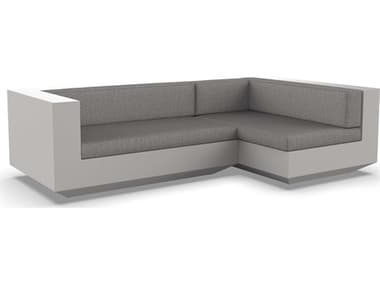 Vondom Outdoor Vela Modular Sofa Left Seater Basic Ecru Crevin Taupe VOD71008ECRU1310