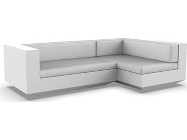 Vondom Outdoor Vela Modular Sofa Left Seater Basic White Crevin White VOD71008WHITE1308