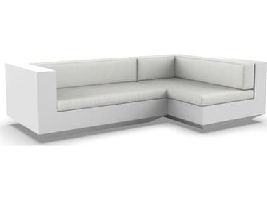 Vondom Outdoor Vela Modular Sofa Left Seater Basic White Savane White VOD71008WHITE1501