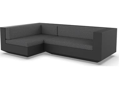 Vondom Outdoor Vela Modular Sofa Right Seater Basic Black Savane Tornado VOD71009BLACK1503