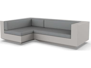 Vondom Outdoor Vela Modular Sofa Right Seater Basic Ecru Nautical Steel VOD71009ECRU1101