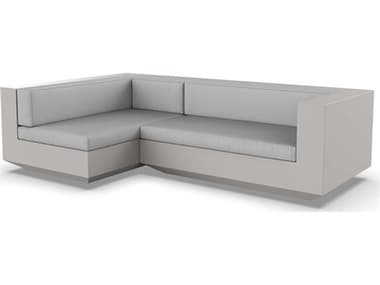 Vondom Outdoor Vela Modular Sofa Right Seater Basic Ecru Nautical Taupe VOD71009ECRU1102