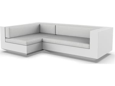 Vondom Outdoor Vela Modular Sofa Right Seater Basic White Crevin White VOD71009WHITE1308