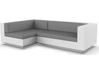 Vondom Outdoor Vela Modular Sofa Right Seater Basic White Crevin Steel VOD71009WHITE1309