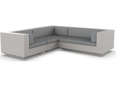 Vondom Outdoor Vela Modular Sofa L Seater Basic Ecru Nautical Steel VOD71010ECRU1101