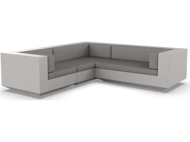 Vondom Outdoor Vela Modular Sofa L Seater Basic Ecru Crevin Taupe VOD71010ECRU1310