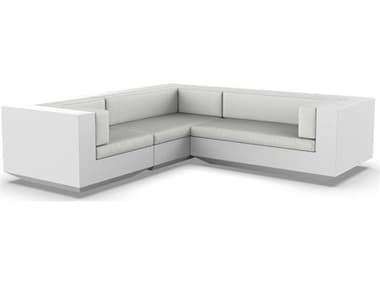 Vondom Outdoor Vela Modular Sofa L Seater Basic White Nautical Natural VOD71010WHITE1111