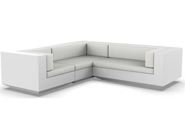 Vondom Outdoor Vela Modular Sofa L Seater Basic White Savane White VOD71010WHITE1501