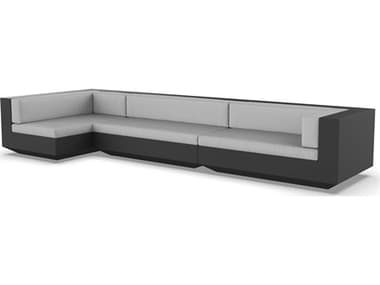 Vondom Outdoor Vela Modular Sofa XL Seater Basic Black Nautical Taupe VOD71011BLACK1102