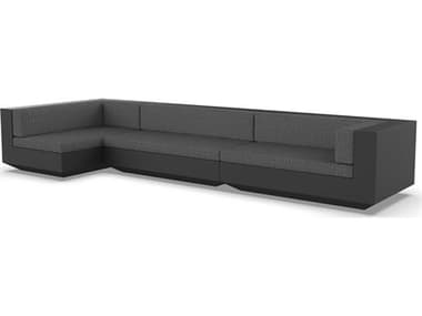 Vondom Outdoor Vela Modular Sofa XL Seater Basic Black Savane Tornado VOD71011BLACK1503