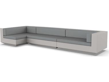 Vondom Outdoor Vela Modular Sofa XL Seater Basic Ecru Nautical Steel VOD71011ECRU1101