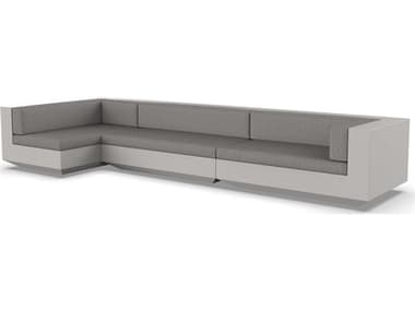 Vondom Outdoor Vela Modular Sofa XL Seater Basic Ecru Crevin Taupe VOD71011ECRU1310