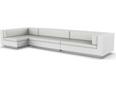 Vondom Outdoor Vela Modular Sofa XL Seater Basic White Nautical Natural VOD71011WHITE1111