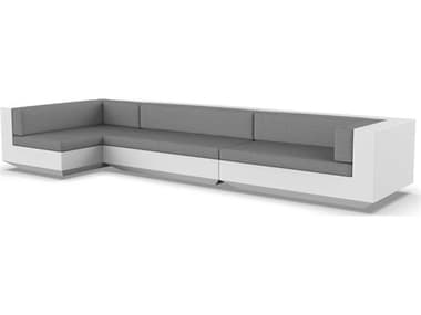 Vondom Outdoor Vela Modular Sofa XL Seater Basic White Crevin Steel VOD71011WHITE1309