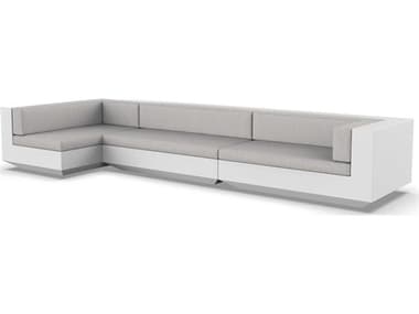 Vondom Outdoor Vela Modular Sofa XL Seater Basic White Savane Whisper VOD71011WHITE1502