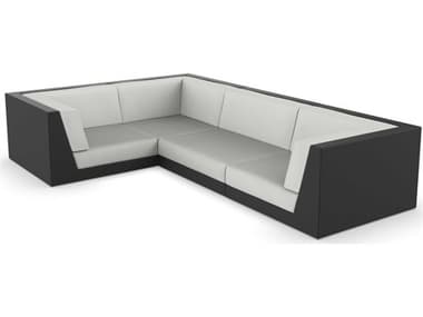 Vondom Outdoor Pixel Modular Sofa Seater Basic Black Nautical Natural VOD71012BLACK1111