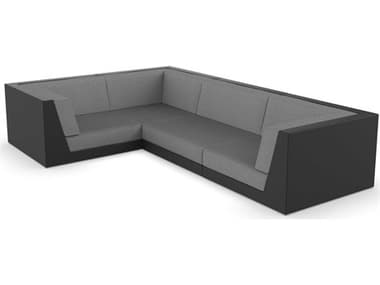 Vondom Outdoor Pixel Modular Sofa Seater Basic Black Crevin Steel VOD71012BLACK1309