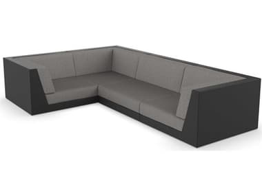 Vondom Outdoor Pixel Modular Sofa Seater Basic Black Crevin Taupe VOD71012BLACK1310