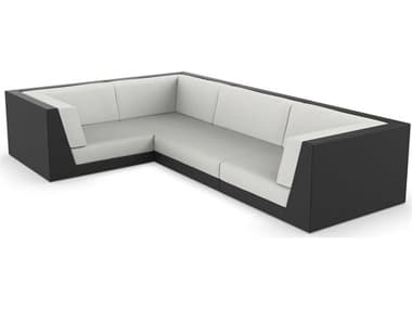 Vondom Outdoor Pixel Modular Sofa Seater Basic Black Savane White VOD71012BLACK1501