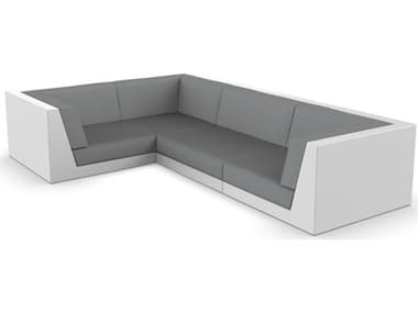 Vondom Outdoor Pixel Modular Sofa Seater Basic White Nautical Steel VOD71012WHITE1101