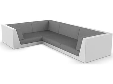 Vondom Outdoor Pixel Modular Sofa Seater Basic White Crevin Steel VOD71012WHITE1309