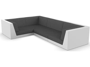 Vondom Outdoor Pixel Modular Sofa Seater Basic White Savane Tornado VOD71012WHITE1503