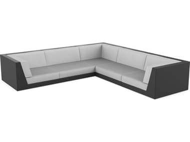 Vondom Outdoor Pixel Modular Sofa Seater Basic Black Nautical Taupe VOD71013BLACK1102