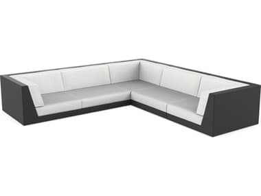 Vondom Outdoor Pixel Modular Sofa Seater Basic Black Crevin White VOD71013BLACK1308